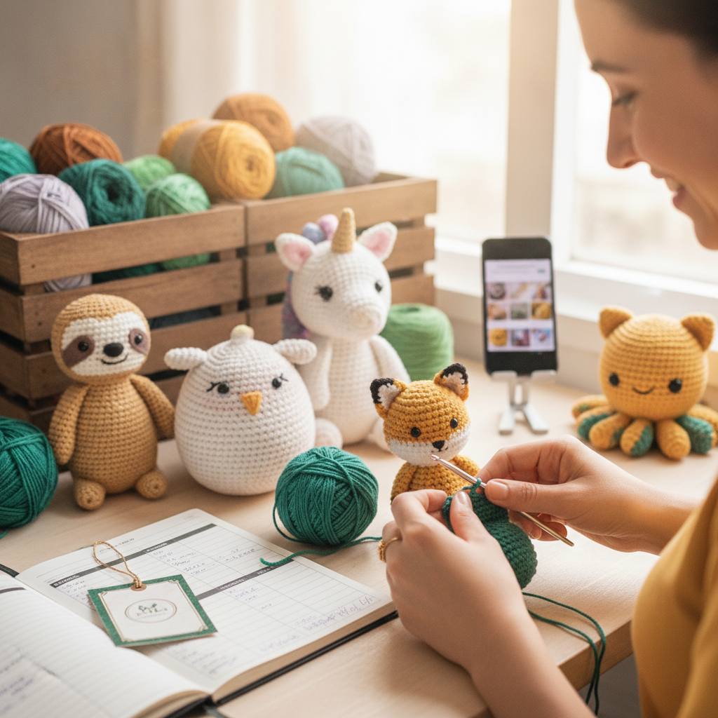 Amigurumi Lucrativo: Bichinhos de Crochê que Encantam