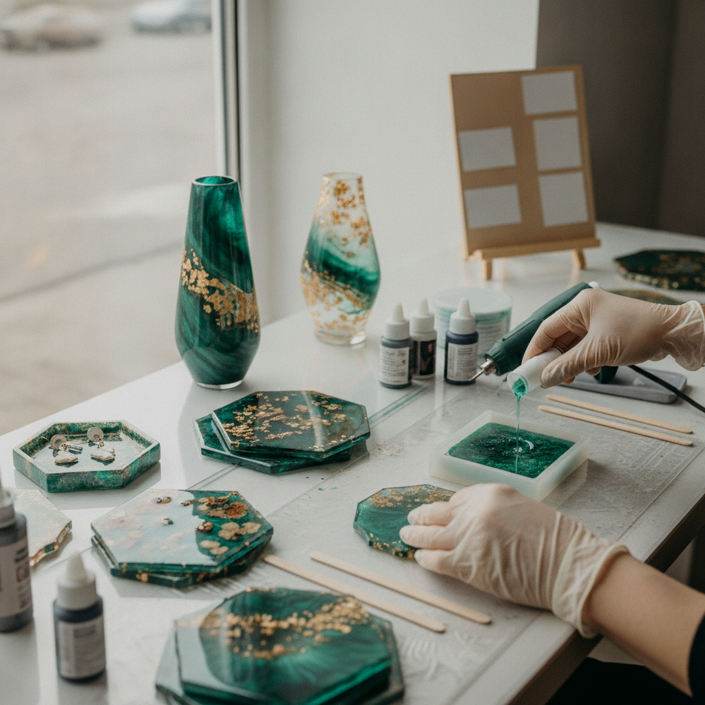 Artesanato em Resina: Peças Modernas para Vender Caro