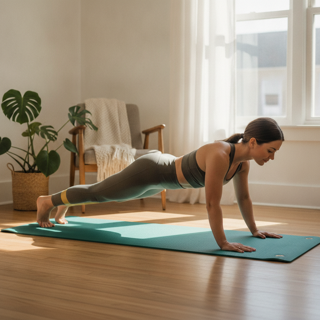 Pilates Solo: Postura, Core e Flexibilidade em Casa