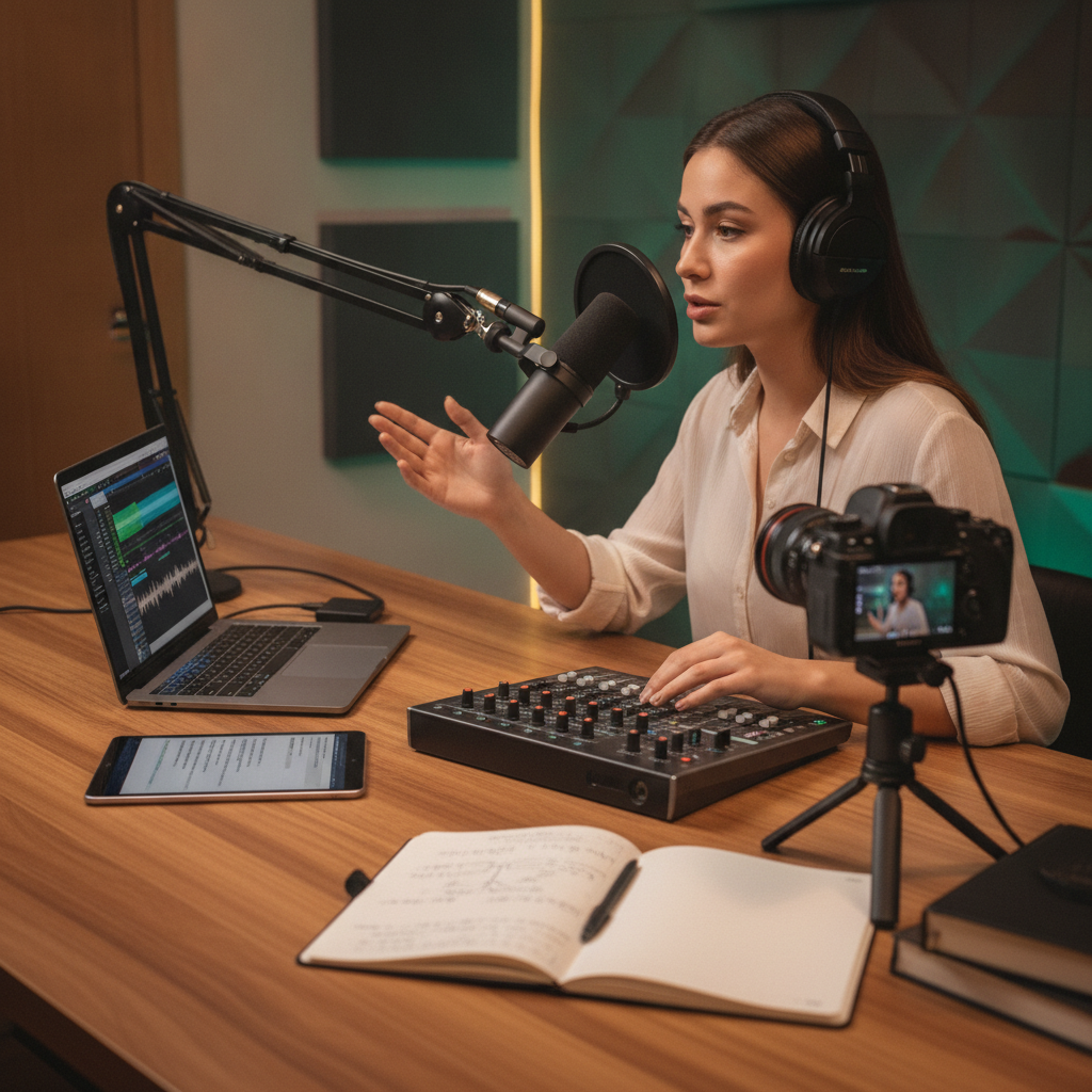 Produção de Podcast: Do Roteiro à Publicação com Qualidade