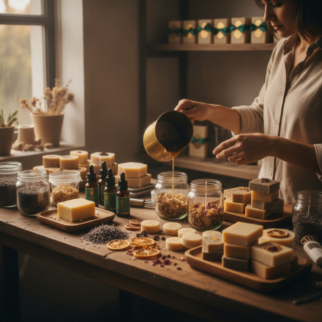 Velas Aromáticas e Saboaria Artesanal: Lucre com Aromas
